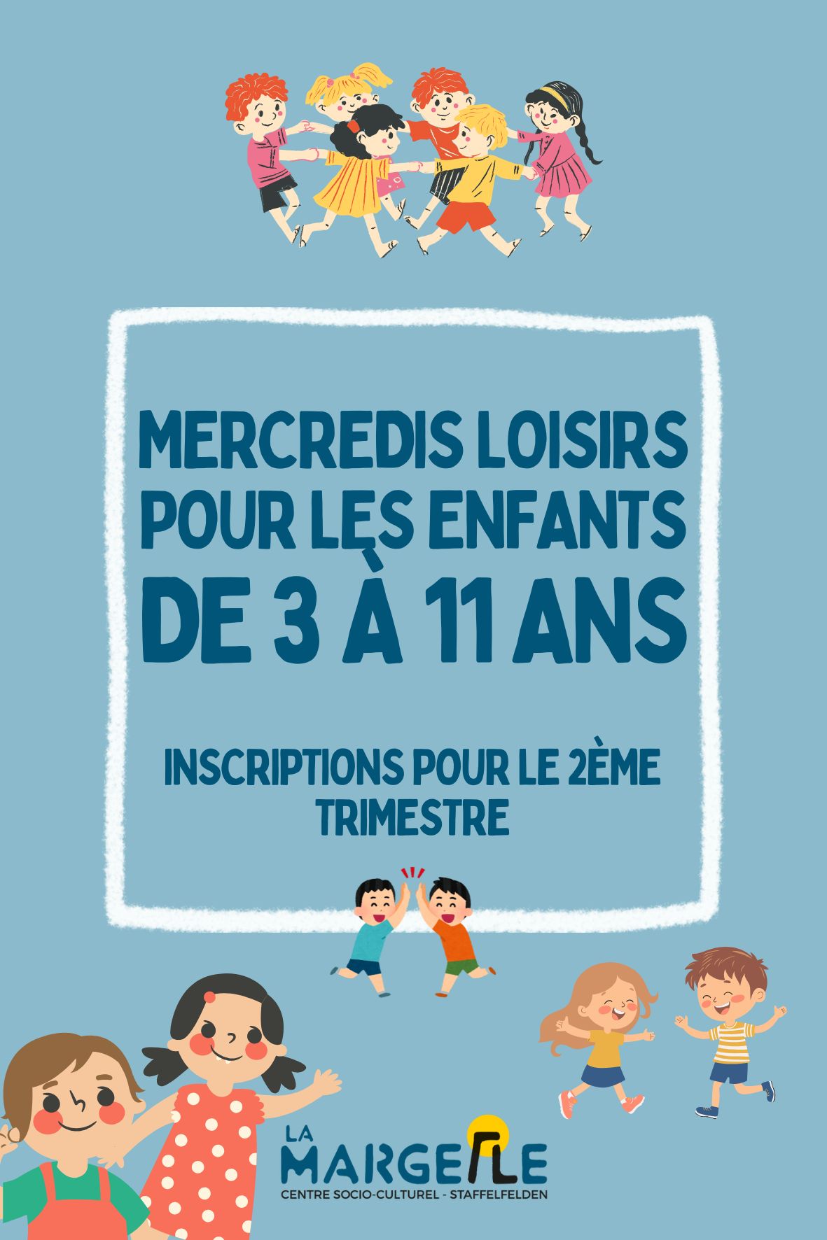 Inscriptions Accueils de loisirs du Mercredi - 2e trimestre