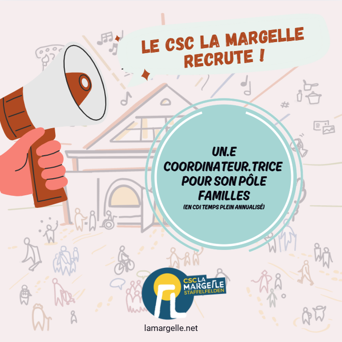 La Margelle recrute un.e coordinateur.trice pour son pôle Familles