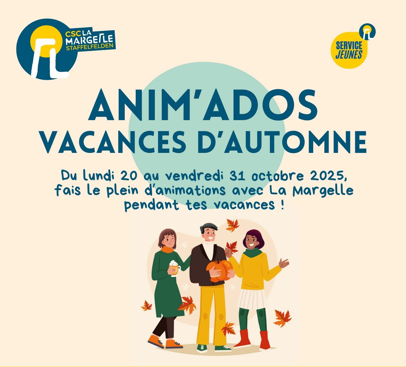 Anim'Ados - inscriptions aux vacances d'automne 2025