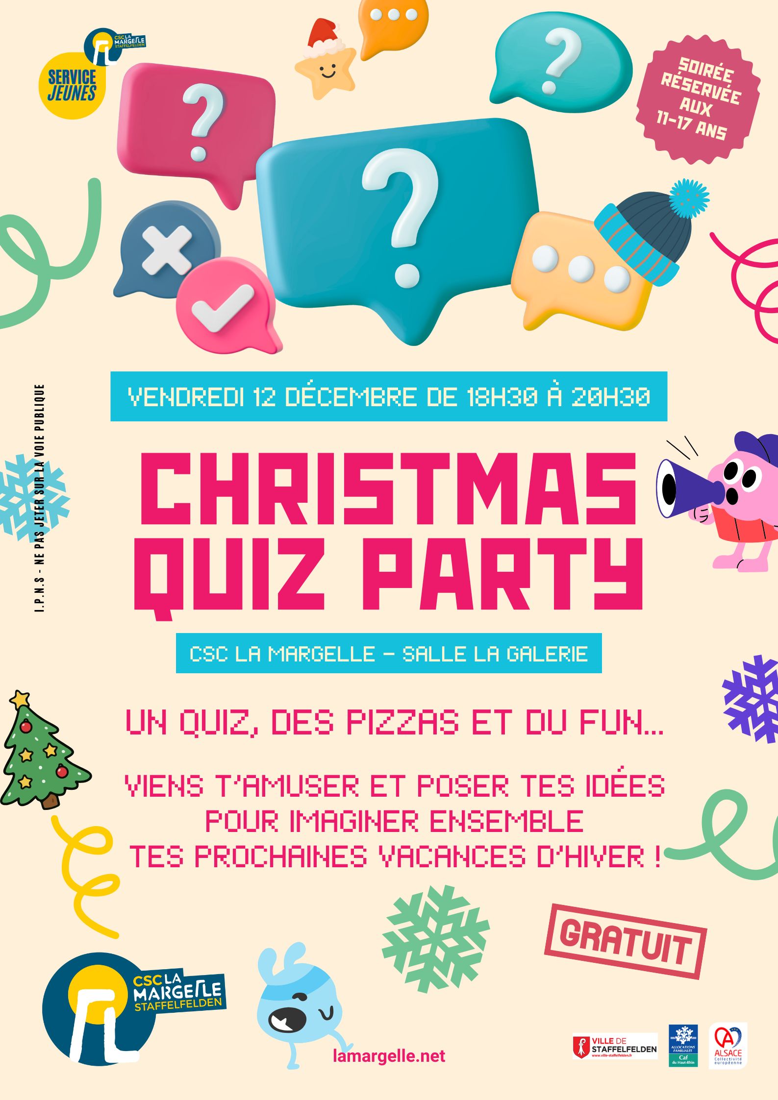 Soirée Anim'Ados : Christmas quiz party !