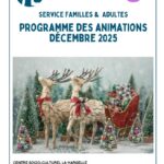 Service Familles & Adultes - programme des animations de décembre 2025