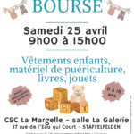 Bourse - Vêtements enfants, matériel de puériculture, livres, jouets