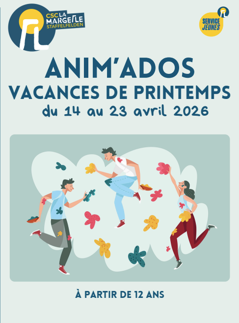 Anim'Ados - inscriptions aux vacances de printemps 2026