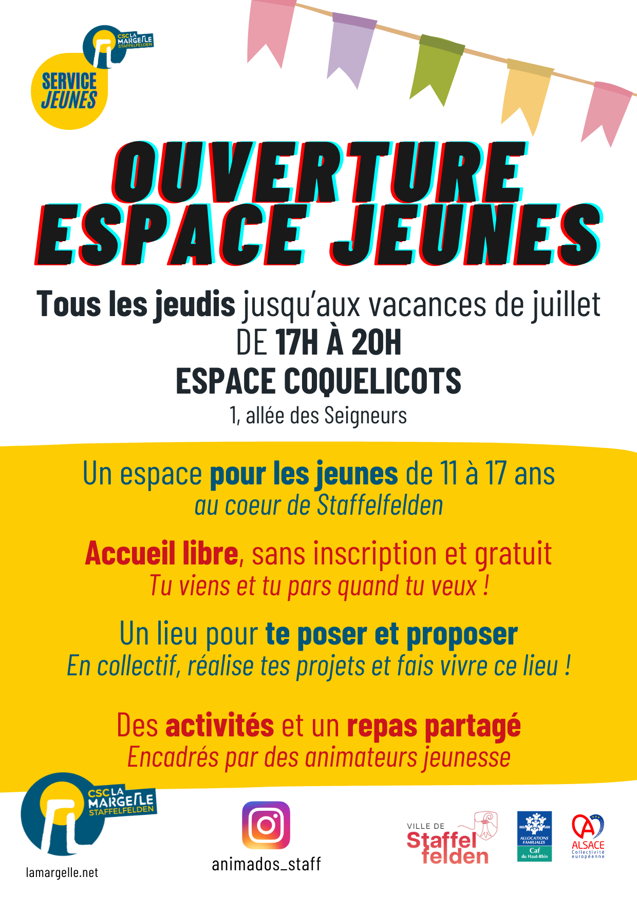 Un espace dédié aux jeunes à Staffelfelden !