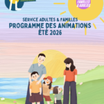 Service Adultes & Familles - programme des animations | été 2026