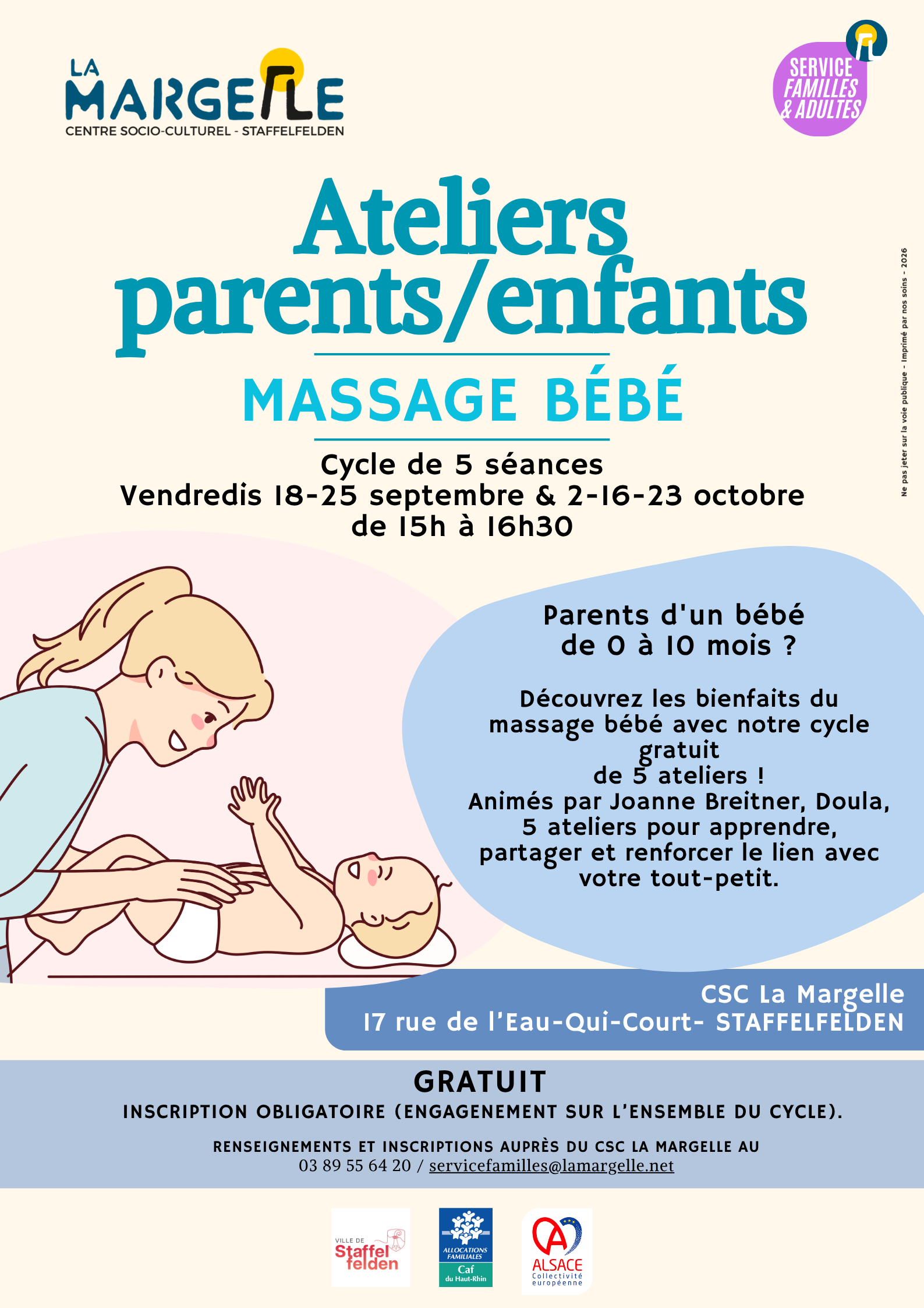 Atelier parents-enfants : partagez un moment de douceur avec votre tout-petit !
