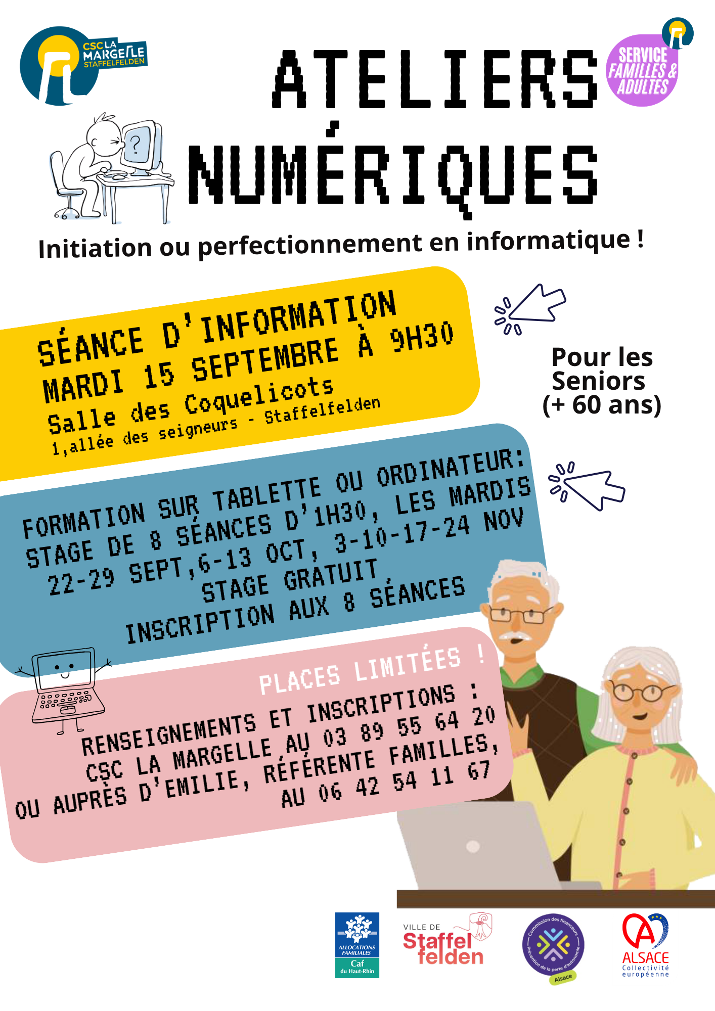 Ateliers numériques Seniors : gagnez en autonomie avec votre ordinateur ou votre tablette !