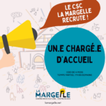 La Margelle recrute un.e chargé.e d’accueil